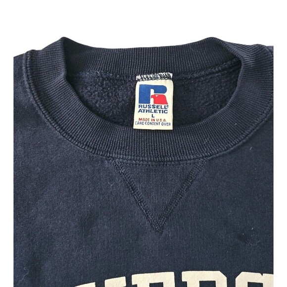 Vintage Russell Athletic University California Santa Barbara Blue Crewneck Sz L - Picture 3 of 6